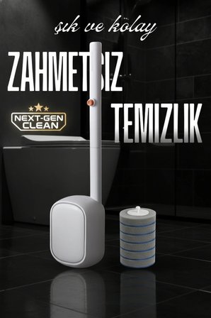 General Duvara Monte Klozet Fırçası Seti Beyaz Tek Kullanımlık