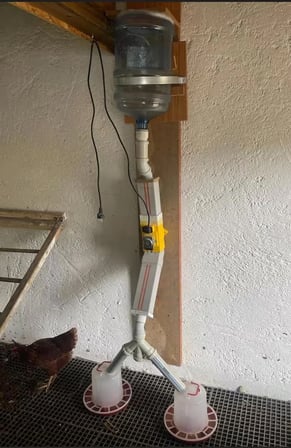 Otomatik Tavuk Güvercin Yemleme Makinesi