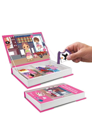 Kız Erkek Çocuk Oyuncak Manyetik Puzzle Kitap 71 Parça Kız Erkek Çocuk Oyuncak Eğitici Oyuncaklar