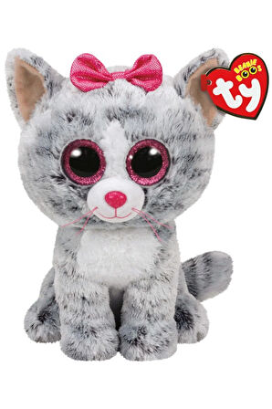 Kız Erkek Çocuk Oyuncak TY Beanie Boo´s Kiki Kedi Peluş 25cm Kız Erkek Çocuk Oyuncak Eğitici Oyuncak