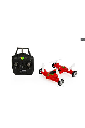 Kız Erkek Çocuk Oyuncak Uzaktan Kumandalı Şarjlı Kırmızı Araba / Quadcopter Kız Erkek Çocuk Oyuncak
