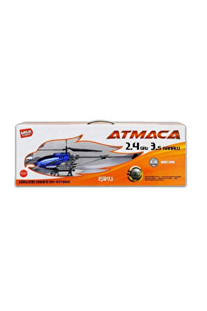 Kız Erkek Çocuk Oyuncak Uzaktan Kumandalı Şarjlı Mavi Atmaca Helikopter Kız Erkek Çocuk Oyuncak Eğit