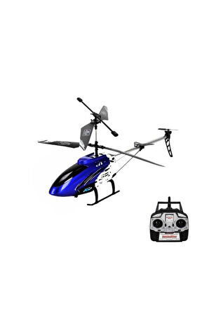 Kız Erkek Çocuk Oyuncak Uzaktan Kumandalı Şarjlı Mavi Atmaca Helikopter Kız Erkek Çocuk Oyuncak Eğit