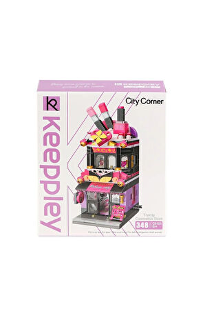 Öğretici Oyuncaklar KP0103 Keeppley Cosmetics Store Blok Seti -Vagon life Kız Erkek Çocuk Oyuncak Eğ