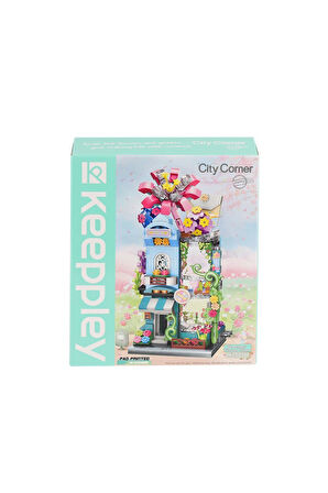 Kız Erkek Çocuk Oyuncak KP28016 Keeppley Grenness Flower Store Blok Seti Kız Erkek Çocuk Oyuncak Eği
