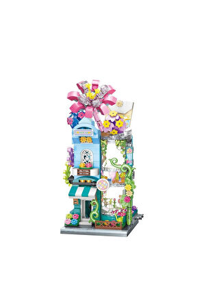 Kız Erkek Çocuk Oyuncak KP28016 Keeppley Grenness Flower Store Blok Seti Kız Erkek Çocuk Oyuncak Eği
