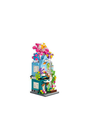 Kız Erkek Çocuk Oyuncak KP28016 Keeppley Grenness Flower Store Blok Seti Kız Erkek Çocuk Oyuncak Eği