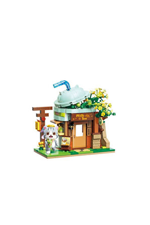 Kız Erkek Çocuk Oyuncak KP-28021 Keeppley Milk Tea Shop Blok Seti -Vagon life Kız Erkek Çocuk Oyunca
