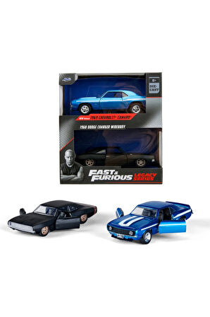 Kız Erkek Çocuk Oyuncak Jada 1/32 F&F Legacy Series Twin Pack W2/0 Kız Erkek Çocuk Oyuncak Eğitici O