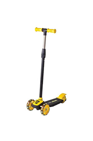 Öğretici Oyuncaklar Twist Led Işıklı 3 Tekerlekli Scooter Sarı Kız Erkek Çocuk Oyuncak Eğitici Oyunc