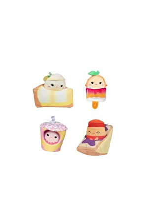 Çocuk Oyuncakları SQ MM0018 Micromallows 4 figür 4 Aksesuar Set -Necotoys Kız Erkek Çocuk Oyuncak Eğ