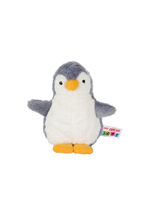 Kız Erkek Çocuk Oyuncak 4134 Penguen Peluş Gri -My Friend Toys Kız Erkek Çocuk Oyuncak Eğitici Oyunc