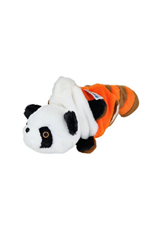 Kız Erkek Çocuk Oyuncak 4745 Çift Taraflı Panda Rakun Peluş -My Friend Toys Kız Erkek Çocuk Oyuncak