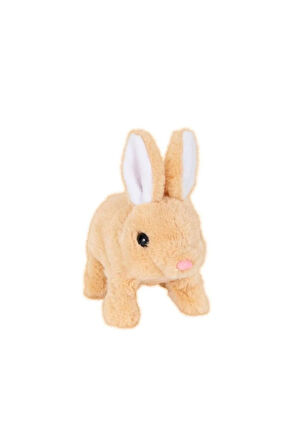 Çocuk Bebek Oyuncakları 4249 Sesli Hareketli Peluş Tavşan Kız Erkek Çocuk Oyuncak Eğitici Oyuncaklar