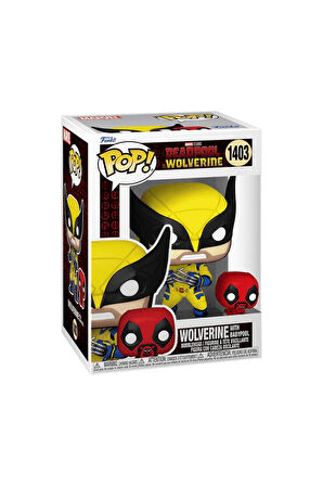 Kız Erkek Çocuk Oyuncak Funko POP Deadpool: Wolverine w/ Babypool Kız Erkek Çocuk Oyuncak Eğitici Oy