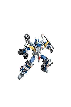 Kız Erkek Çocuk Oyuncak KP-41104 Keepley Polis Araçları Blok Seti -Vagon life Kız Erkek Çocuk Oyunca