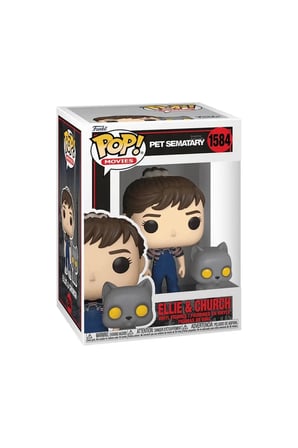 Kız Erkek Çocuk Oyuncak Funko POP & Buddy: Pet Sematary - Ellie & Church Kız Erkek Çocuk Oyuncak Eği