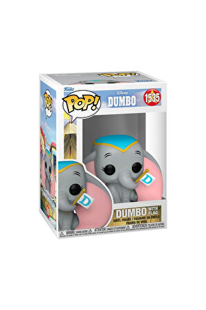 Kız Erkek Çocuk Oyuncak Funko POP Disney: Dumbo - Dumbo with Flag Kız Erkek Çocuk Oyuncak Eğitici Oy