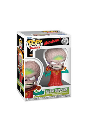 Kız Erkek Çocuk Oyuncak Funko POP Movies: Mars Attacks - Martian Ambassador Kız Erkek Çocuk Oyuncak
