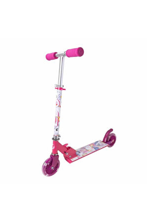 Kız Erkek Çocuk Oyuncak Evo 2 Tekerlekli Katlanabilir Unicorn Inline Işıklı Scooter Kız Erkek Çocuk