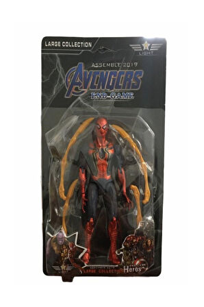 Kız Erkek Çocuk Eğlenceli Oyuncaklar Avengers Oyuncak Karakter 18Cm Işıklıı
