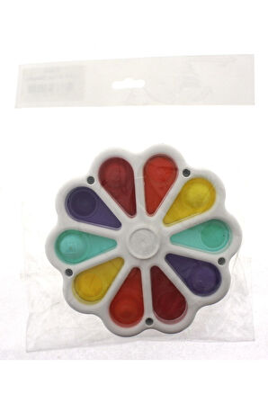 Kız Erkek Çocuk Oyuncak Pop It Eğitici Çark İngilizce Sayılar ve Şekiller Kız Erkek Çocuk Oyuncak Eğ