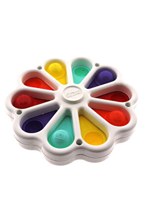 Kız Erkek Çocuk Oyuncak Pop It Eğitici Çark İngilizce Sayılar ve Şekiller Kız Erkek Çocuk Oyuncak Eğ