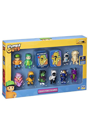 Kız Erkek Çocuk Oyuncak PMI SG2280 Stumble Guys Delüks Set 12li -Necotoys Kız Erkek Çocuk Oyuncak Eğ