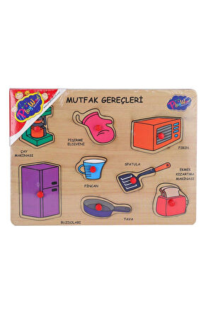 Kız Erkek Çocuk Oyuncak ONY-168-169 Ahşap Tutmalı Mutfak Gereçleri -Onyıl Oyuncak Kız Erkek Çocuk Oy