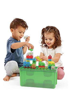 Kız Erkek Çocuk Oyuncak 2in1 Jelly Blox Saklama Kutulu Blok Seti 30 Parça - S00031693 Kız Erkek Çocu