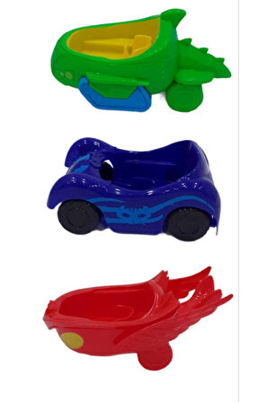 Kız Erkek Çocuk Eğlenceli Oyuncaklar Pjmaskeliler 6 Karakterli Ve 3 Aracı Rs693580