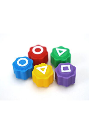 Kız Erkek Çocuk Eğlenceli Oyuncaklar 5 Taş Seti Kalamar Oyun Beştaş Oyuncak Renkli Taş Gonggi [ Kutu