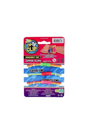 Kız Erkek Çocuk Oyuncak 4785 Zıp Clip Zipper Clips 3lü -Sunman Kız Erkek Çocuk Oyuncak Eğitici Oyunc