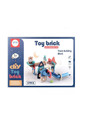 Kız Erkek Çocuk Oyuncak 3253 Toy Brick 3D Yapı ve Tasarım Blokları 57 Parça -Sunman Kız Erkek Çocuk