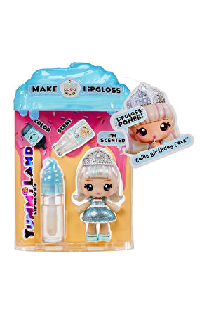 Kız Erkek Çocuk Oyuncak Yummiland Callie Birthday Cake Bebeği ve Dudak Parlatıcısı Kız Erkek Çocuk O