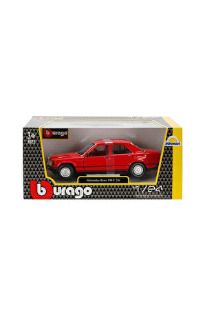 Kız Erkek Çocuk Oyuncak 1021103 1:24 Mercedes Benz 1987 190 E Model Araba Kız Erkek Çocuk Oyuncak Eğ