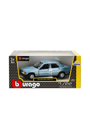 Kız Erkek Çocuk Oyuncak 1021103 1:24 Mercedes Benz 1987 190 E Model Araba Kız Erkek Çocuk Oyuncak Eğ