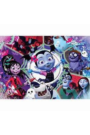 Kız Erkek Çocuk Oyuncak VP714 KS Vampirina / 100 Parça Puzzle Kız Erkek Çocuk Oyuncak Eğitici Oyunca