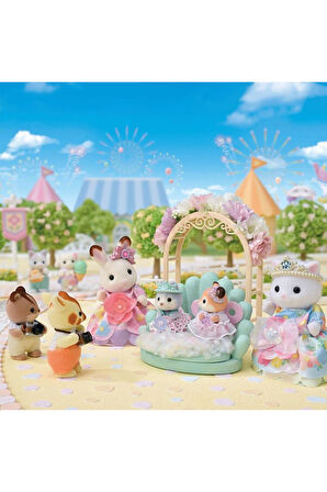 Kız Erkek Çocuk Oyuncak 5809 Sylvanian Families Çiçekli Prensesler Seti +3 yaş Kız Erkek Çocuk Oyunc