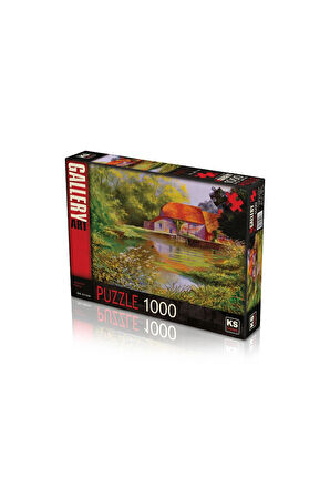 Kız Erkek Çocuk Oyuncak KS Puzzle 1000 Parça Hampshire Millpool Kız Erkek Çocuk Oyuncak Eğitici Oyun