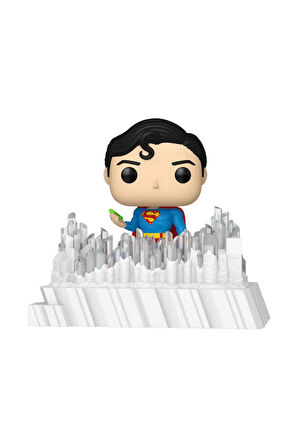 Kız Erkek Çocuk Oyuncak Funko POP Deluxe: Superman with Crystal (1978) Kız Erkek Çocuk Oyuncak Eğiti