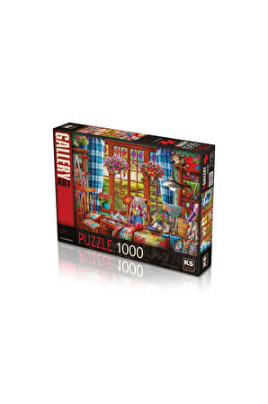 Kız Erkek Çocuk Oyuncak KS Puzzle 1000 Parça Stitching Room Dikiş Odası Kız Erkek Çocuk Oyuncak Eğit