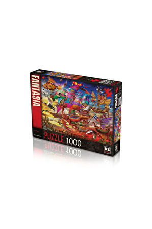 Kız Erkek Çocuk Oyuncak KS Puzzle 1000 Parça The Flight Uçuş Kız Erkek Çocuk Oyuncak Eğitici Oyuncak