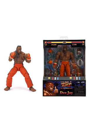Kız Erkek Çocuk Oyuncak Jada Street Fighter ll Dee Jay Figür Kız Erkek Çocuk Oyuncak Eğitici Oyuncak
