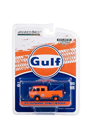 Erkek Çocuk Oyuncak Greenlight 1/64 1970 Volkswagen Double Cab Pickup Kız Çocuk Eğitici Oyuncaklar