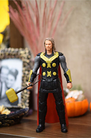 Kız Erkek Çocuk Eğlenceli Oyuncaklar The Thor Karakter Figür Oyuncak Sesli 30cm End Game The Thor