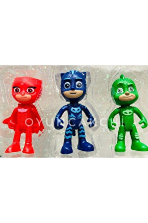 Kız Erkek Çocuk Eğlenceli Oyuncaklar Pija Maskeliler Oyuncak Figür Seti 10 Parça S