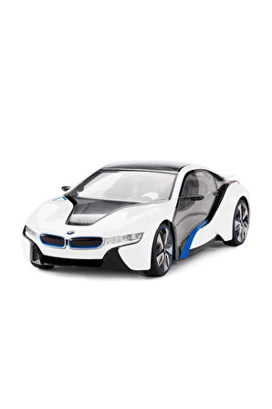 Çocuk Bebek Oyuncakları UZAKTAN KUMANDALI 1/14 BMW İ8 2.4 GHZ IŞIKLI BEYAZ Kız Erkek Çocuk Oyuncak E