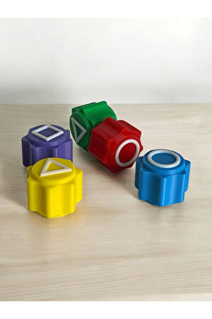 Kız Erkek Çocuk Eğlenceli Oyuncaklar Squid Game Beş Taş (5 TAŞ) Oyunu Gonggi Game