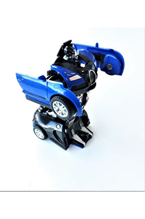 Kız Erkek Çocuk Eğlenceli Oyuncaklar Bugatti Robota Dönüşen Araba